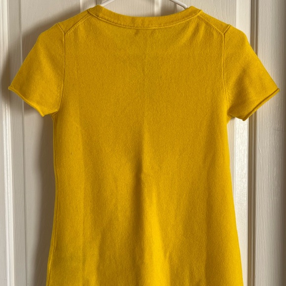 J. Crew Mustard Yellow Cashmere Sweater - Picture 2 of 5